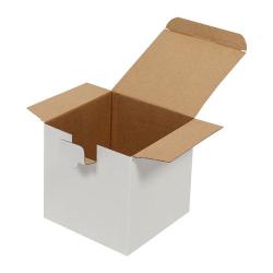 Kutu 14x14x14 cm Amerikan Kilit Beyaz