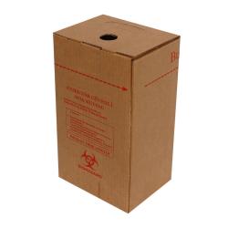 Enjektör Güvenli Atık Kutusu 17x13x28,5 cm Kraft