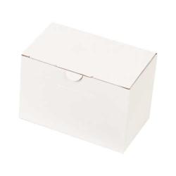 12x10x10,5 cm Beyaz Karton Kutu Tek Oluklu