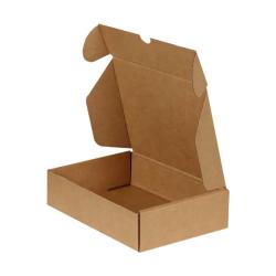 24x13x6 cm Karton Kutu Kraft Kilitli