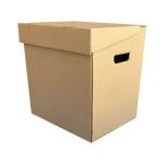 32x26x33cm Kutu El Tutamaklı Açılır Kapaklı Çift Oluklu