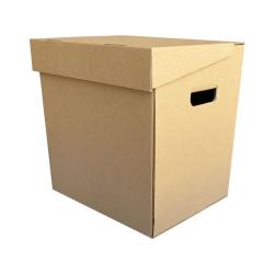 32x26x33cm Kutu El Tutamaklı Açılır Kapaklı Çift Oluklu