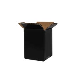 3x3x4 cm Koli Siyah Tek Oluklu