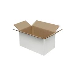 10x6x5 cm Koli Beyaz Karton Tek Oluklu